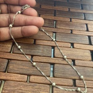 Vintage Italian FAS Sterling Silver Necklace 16”